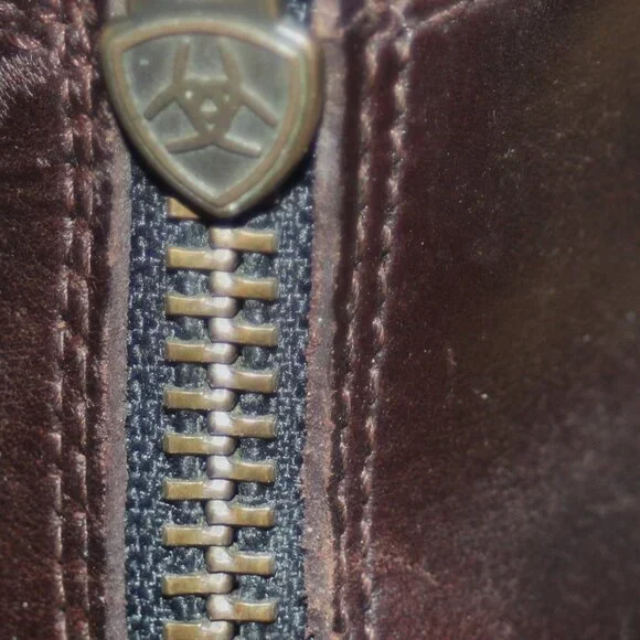 MENS ARIAT PADDOCK BOOTS 10EE BROWN LEATHER - Picture 7 of 7